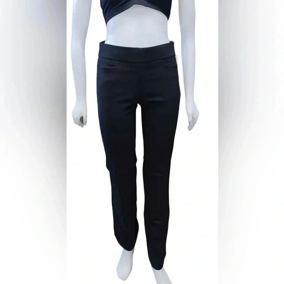 Maurices Mid Rise Boot Cut Stretch Black Pull On Pants  Size Small Reg - Picture 5 of 13